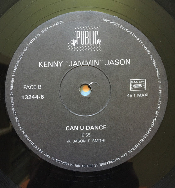 (Occasion) Kenny "Jammin" Jason – Can U Dance [Vinyle super 45Tours]