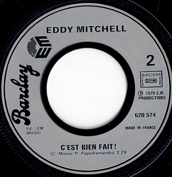 (Occasion) Eddy Mitchell – Tu Peux Préparer Le Café Noir [Vinyle 45Tours]