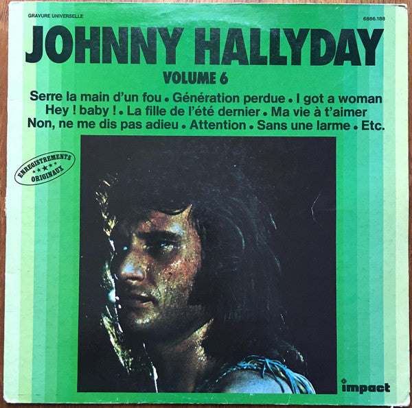 (Occasion) Johnny Hallyday – Volume 6 [Vinyle 33 Tours]