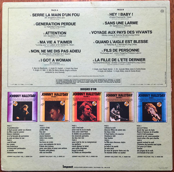 (Occasion) Johnny Hallyday – Volume 6 [Vinyle 33 Tours]