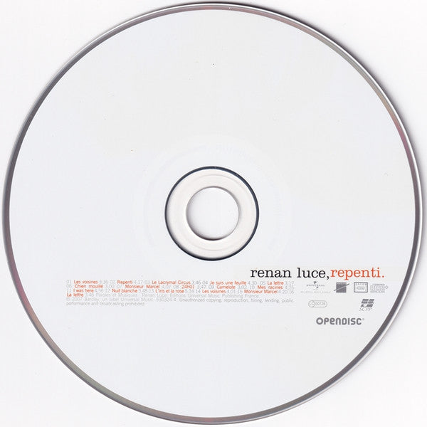 (Occasion) Renan Luce – Repenti [CD]