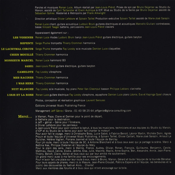 (Occasion) Renan Luce – Repenti [CD]