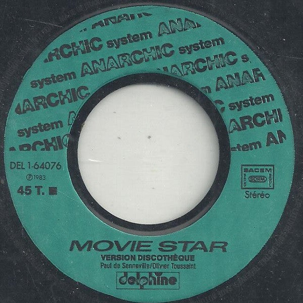 (Occasion ) Anarchic System – Movie Star [Vinyle 45 Tours]