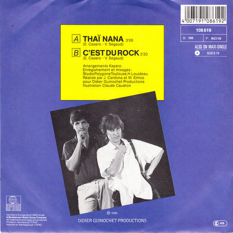 (Occasion) Kazero – Thaï Nana  [Vinyle 45 Tours]