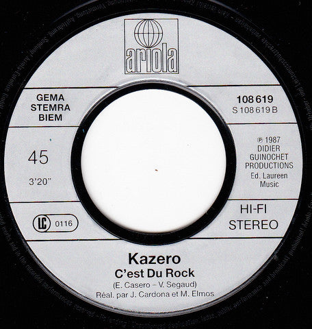 (Occasion) Kazero – Thaï Nana  [Vinyle 45 Tours]