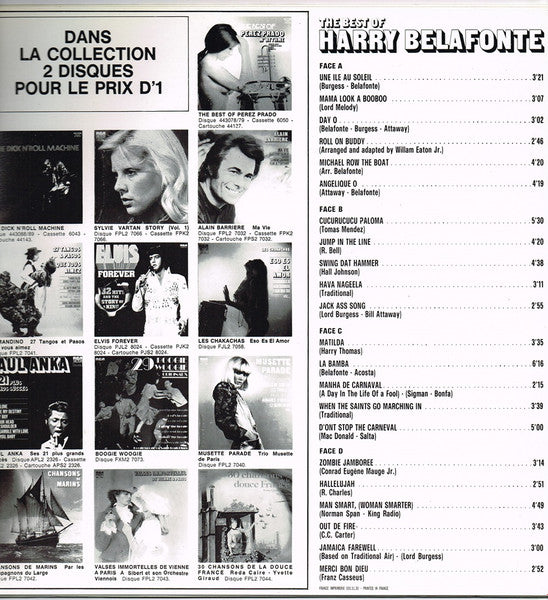 (Occasion ) Harry Belafonte – The Best Of Harry Belafonte [Vinyle 33 Tours]