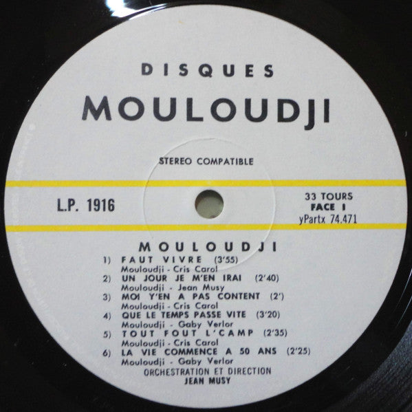 (occasion) Mouloudji – Faut Vivre [Vinyle 33 Tours]