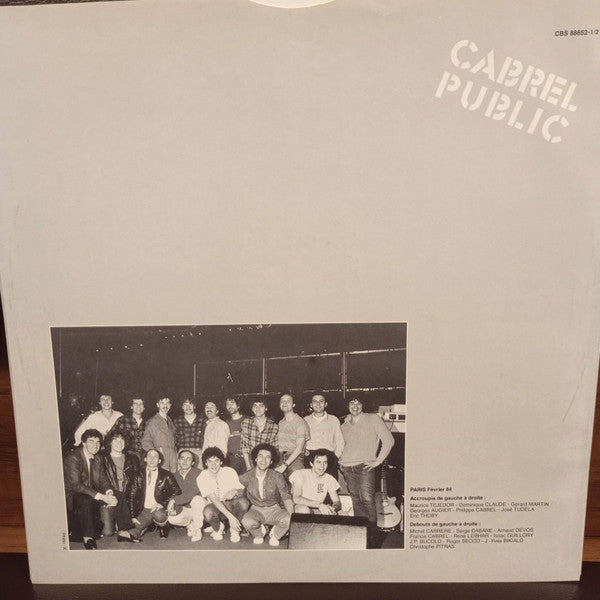 (Occasion) Francis Cabrel – Cabrel Public [Vinyle super 33 Tours]