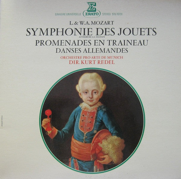 (Occasion) L & W.A. Mozart – Symphonie Des Jouets / Promenade En Traîneaux / Danses Allemandes [Vinyle 33Tours]