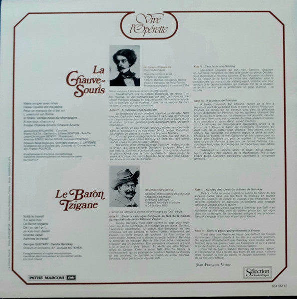 (Occasion) Vive L'Opérette-offenbach  [Vinyle 33Tours]