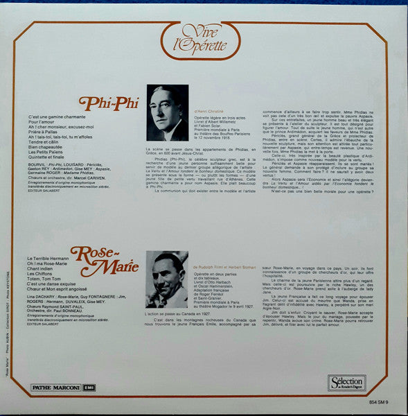 (Occasion) Vive L'Opérette-offenbach  [Vinyle 33Tours]