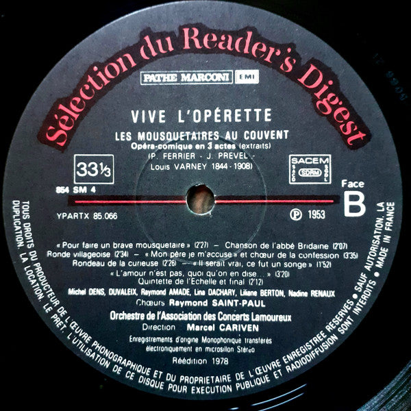 (Occasion) Vive L'Opérette-offenbach  [Vinyle 33Tours]