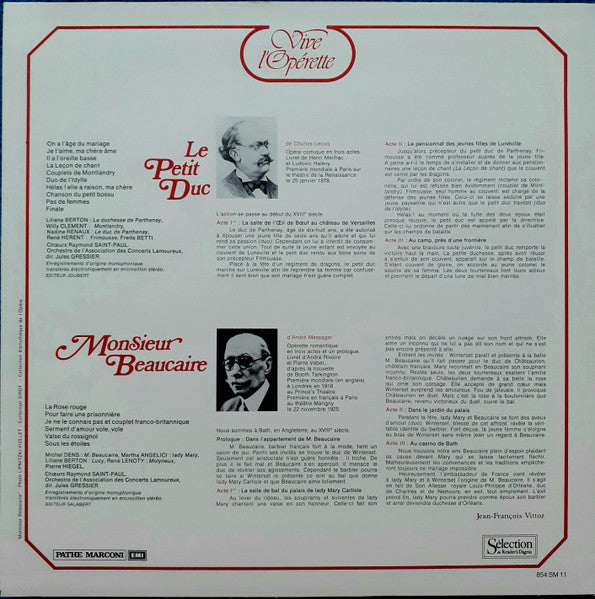 (Occasion) Vive L'Opérette-offenbach  [Vinyle 33Tours]