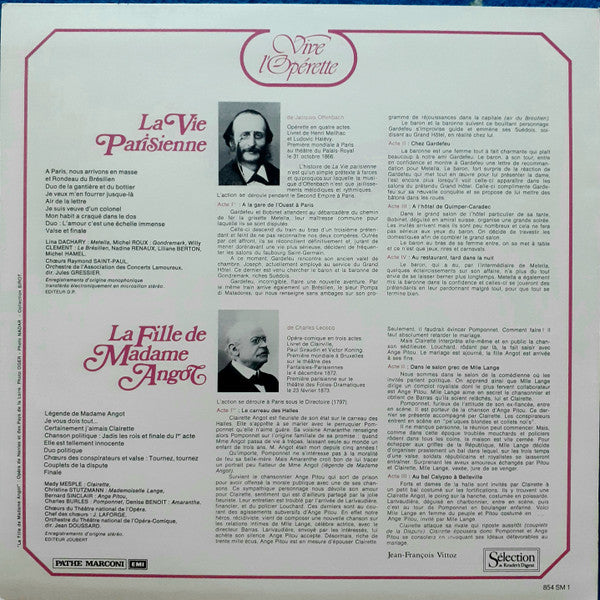 (Occasion) Vive L'Opérette-offenbach  [Vinyle 33Tours]