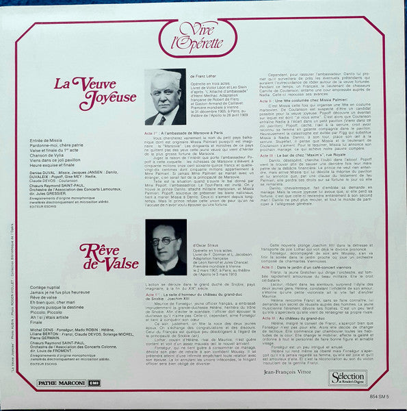 (Occasion) Vive L'Opérette-offenbach  [Vinyle 33Tours]