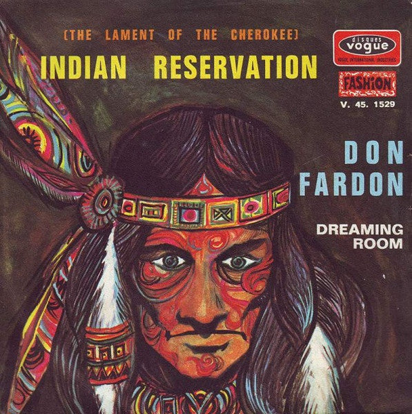 (Occasion) Don Fardon – (The Lament Of The Cherokee) Indian Reservation [Vinyle 45 Tours]