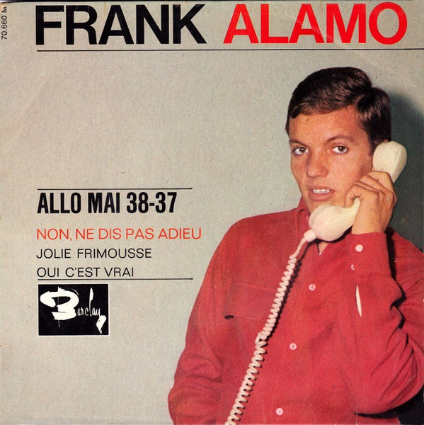 (Occasion) Frank Alamo – Allo... Mai 38-37 [Vinyle 45Tours]