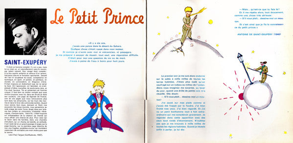 (Occasion) Antoine De Saint-Exupéry – Le Petit Prince  [Vinyle 33 Tours]