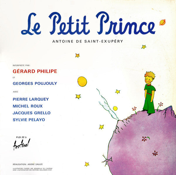 (Occasion) Antoine De Saint-Exupéry – Le Petit Prince  [Vinyle 33 Tours]