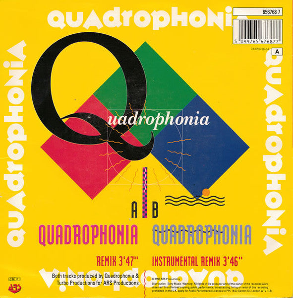 (Occasion) Quadrophonia – Quadrophonia [Vinyle 45Tours]