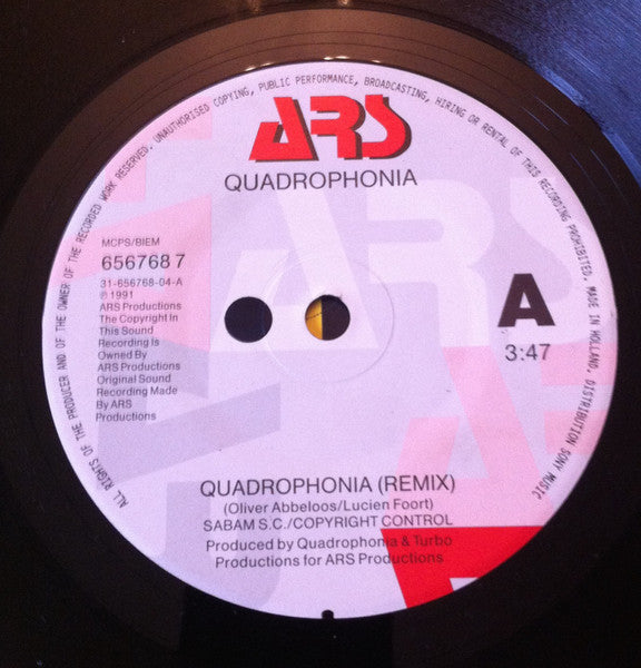 (Occasion) Quadrophonia – Quadrophonia [Vinyle 45Tours]
