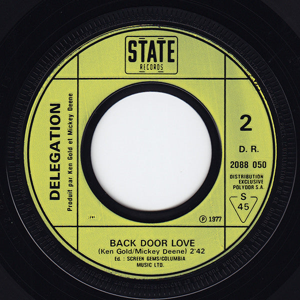 (Occasion) Delegation Where Is The Love (We Used To Know) [Vinyle 45 Tours]