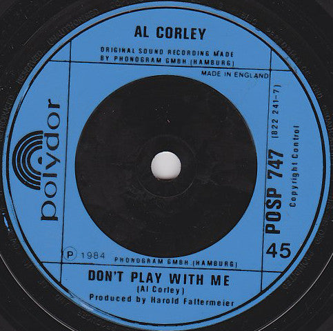 (Occasion) Al Corley – Square Rooms [Vinyle 45Tours]