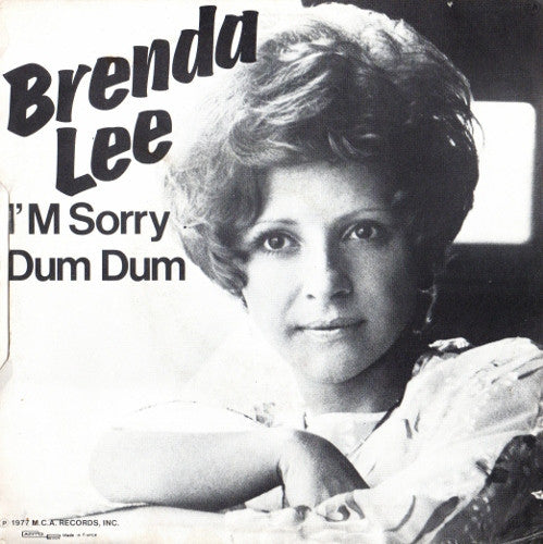 (Occasion ) Brenda Lee – I'm Sorry / Dum Dum [Vinyle 45 Tours]