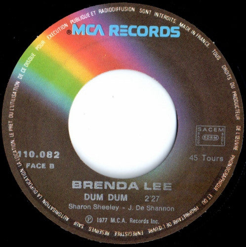 (Occasion ) Brenda Lee – I'm Sorry / Dum Dum [Vinyle 45 Tours]