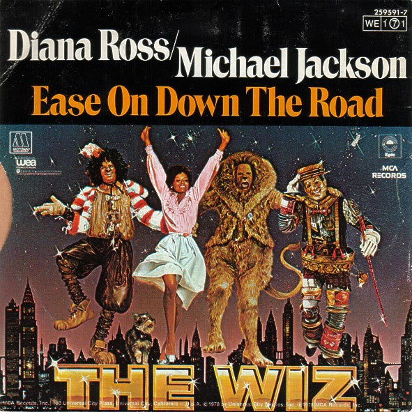(Occasion) Diana Ross / Michael Jackson / Quincy Jones – Ease On Down The Road [Vinyle 45Tours]