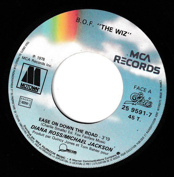 (Occasion) Diana Ross / Michael Jackson / Quincy Jones – Ease On Down The Road [Vinyle 45Tours]