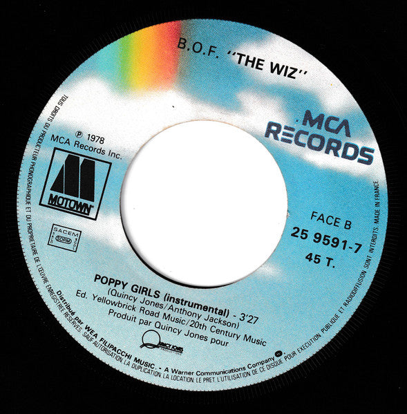 (Occasion) Diana Ross / Michael Jackson / Quincy Jones – Ease On Down The Road [Vinyle 45Tours]