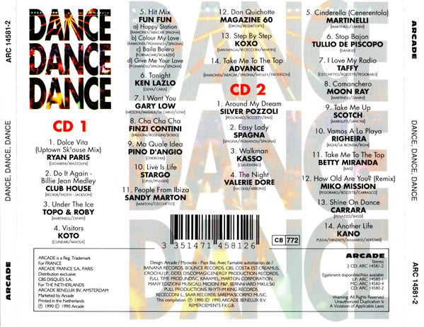 (Occasion) Various – Dance Dance Dance [CD]