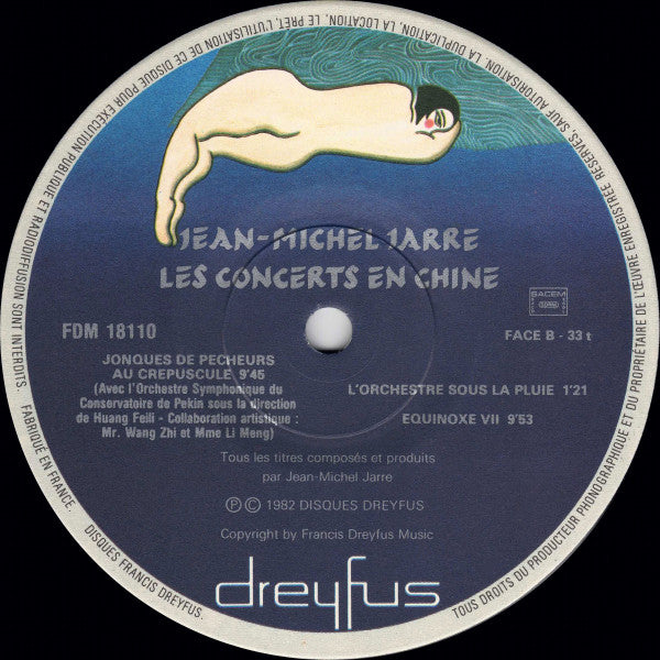 (Occasion) Jean-Michel Jarre – Les Concerts En Chine [Vinyle 33 Tours]