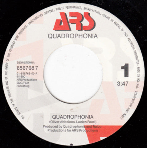 (Occasion) Quadrophonia – Quadrophonia [Vinyle 45 Tours]