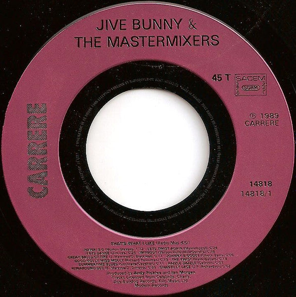 (Occasion) Jive Bunny And The Mastermixers – That's What I Like [Vinyle 45 Tours]