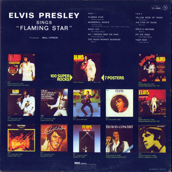 Elvis Presley – Elvis Sings "Flaming Star" [Vinyle 33Tours]