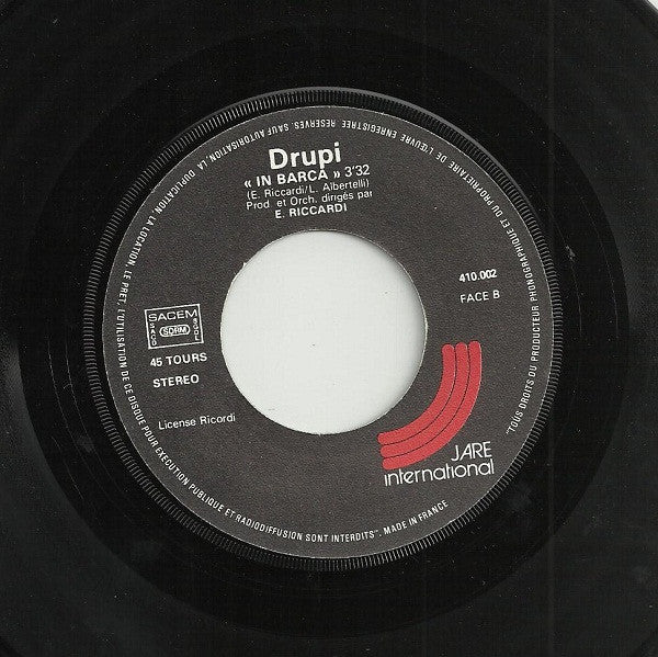 (Occasion) Drupi Sereno È ... [Vinyle 45 Tours]