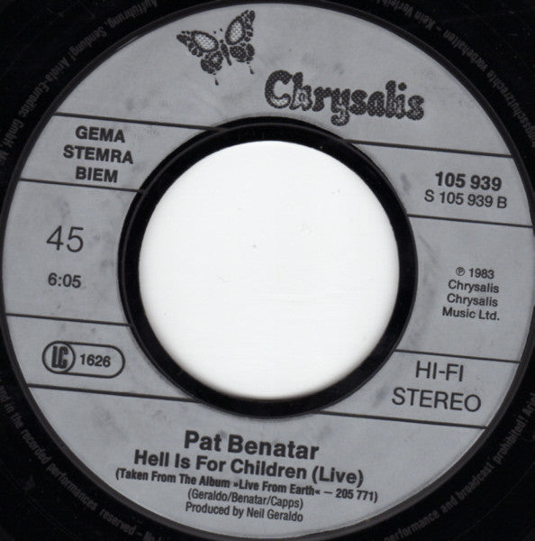 (Occasion) Benatar – Love Is A Battlefield [Vinyle 45Tours]