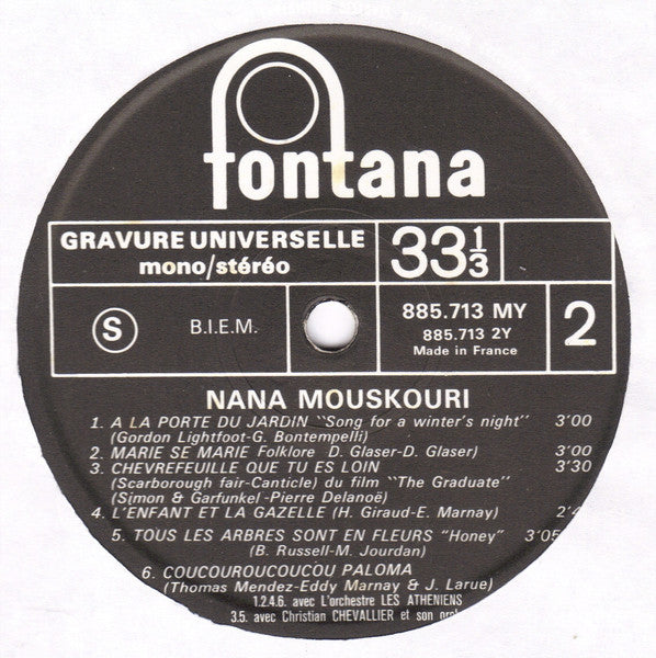 (Occasion ) Nana – Nana [Vinyle 33 Tours]