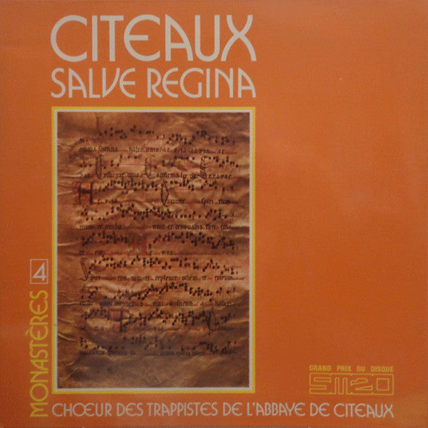 Chœur Des Moines Trappistes De L'Abbaye De Citeaux – Citeaux Salve Regina [Vinyle 33Tours]