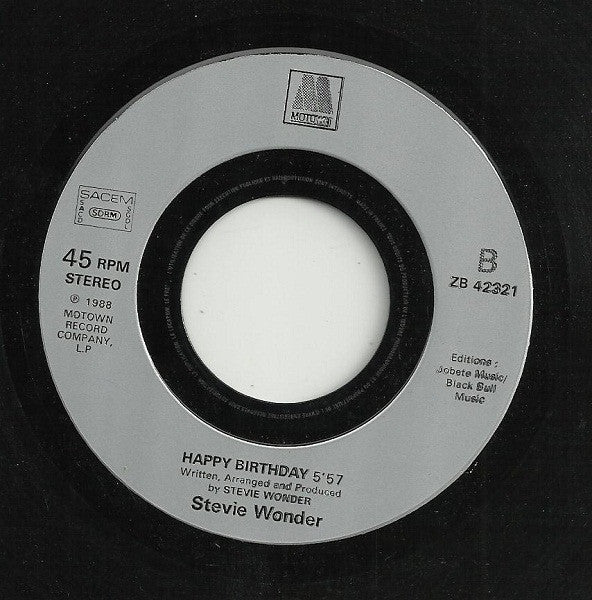 (Occasion) Stevie Wonder – Free [Vinyle 45Tours]