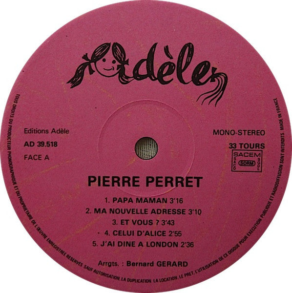 (Occasion ) Pierre Perret – Papa Maman [Vinyle 33 Tours]
