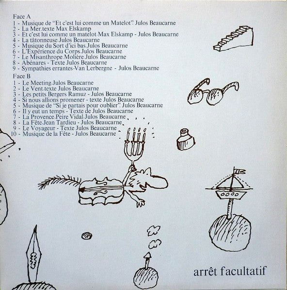 (occasion) Julos Beaucarne – Arrêt Facultatif [Vinyle 33 Tours]