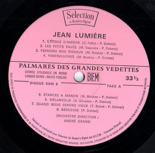 (Occasion) Palmarès Des Grandes Vedettes [Vinyle 33 Tours]