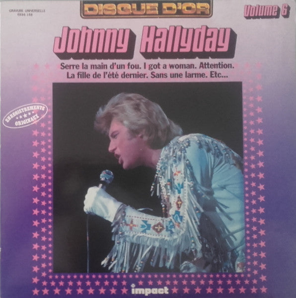 (Occasion) Johnny Hallyday – Volume 6 → Johnny Hallyday – vol.6 [Vinyle 33 Tours]