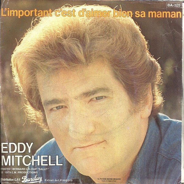 (Occasion) Eddy Mitchell – Trop C'est Trop [Vinyle 45Tours]