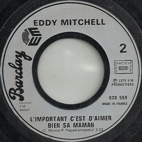 (Occasion) Eddy Mitchell – Trop C'est Trop [Vinyle 45Tours]