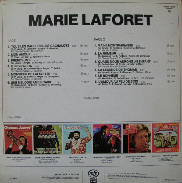 (Occasion ) Marie Laforêt – Marie Laforêt [Vinyle 33 Tours]