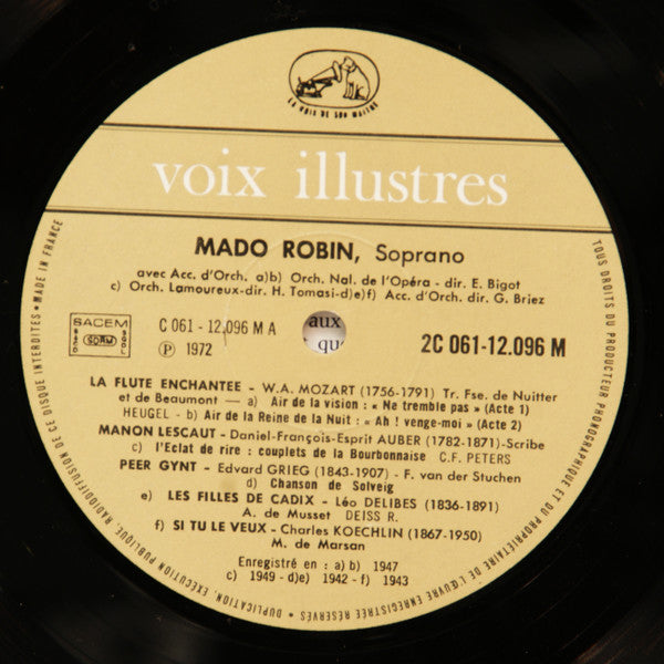 (Occasion ) Mado Robin – Mado Robin [Vinyle 33 Tours]
